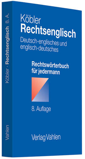 Köbler | Rechtsenglisch | Buch | 978-3-8006-4196-3 | sack.de