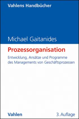 Gaitanides |  Prozessorganisation | eBook | Sack Fachmedien
