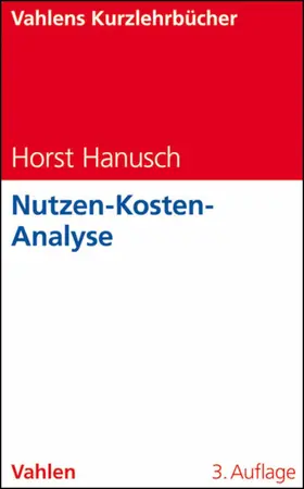 Hanusch |  Nutzen-Kosten-Analyse | eBook | Sack Fachmedien