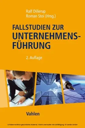 Dillerup / Stoi |  Fallstudien zur Unternehmensführung | eBook | Sack Fachmedien