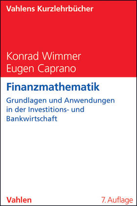 Caprano / Wimmer |  Finanzmathematik | Buch |  Sack Fachmedien