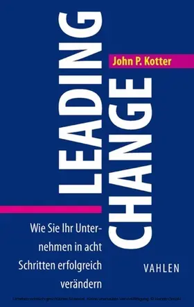 Kotter | Leading Change | E-Book | sack.de