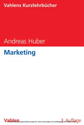 Huber |  Marketing | eBook | Sack Fachmedien