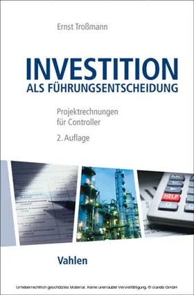 Troßmann |  Investition als Führungsentscheidung | eBook | Sack Fachmedien