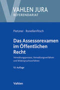 Pietzner / Ronellenfitsch |  Das Assessorexamen im Öffentlichen Recht | Buch |  Sack Fachmedien