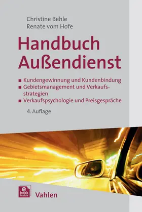 Behle / Hofe |  Handbuch Außendienst | Buch |  Sack Fachmedien