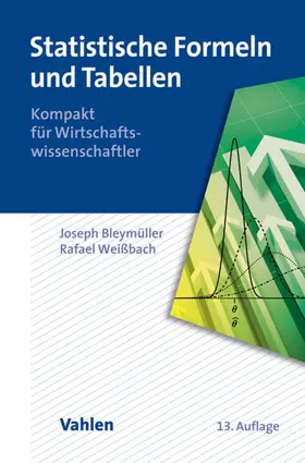 Bleymüller / Weißbach |  Statistische Formeln und Tabellen | eBook | Sack Fachmedien