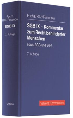 Jung / Cramer / Fuchs |  SGB IX - Kommentar zum Recht behinderter Menschen | Buch |  Sack Fachmedien