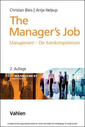 Bleis / Helpup | The Manager's Job | E-Book | sack.de