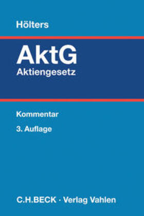 Hölters | Aktiengesetz: AktG | Buch | 978-3-8006-5231-0 | sack.de