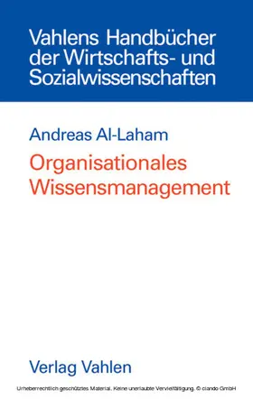 Al-Laham |  Organisationales Wissensmanagement | eBook | Sack Fachmedien