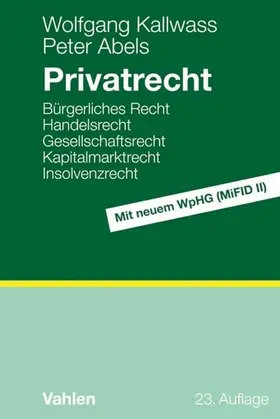 Kallwass / Abels |  Privatrecht | eBook | Sack Fachmedien