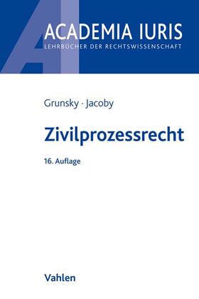 Grunsky / Jacoby | Zivilprozessrecht | Buch | sack.de