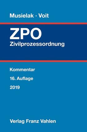 Musielak / Voit | Zivilprozessordnung: ZPO | Buch | 978-3-8006-5946-3 | sack.de
