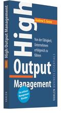 Grove |  High Output Management | Buch |  Sack Fachmedien