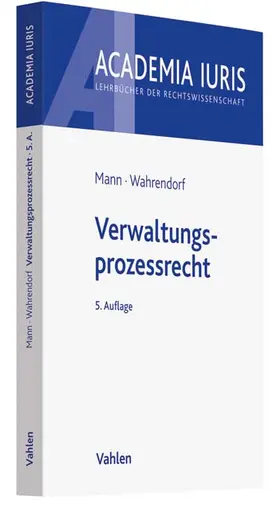 Mann / Wahrendorf |  Verwaltungsprozessrecht | Buch |  Sack Fachmedien