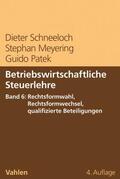 Schneeloch / Meyering / Patek |  Betriebswirtschaftliche Steuerlehre Band 6: Rechtsformwahl, Rechtsformwechsel, qualifizierte Beteiligungen | eBook | Sack Fachmedien