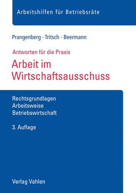 Prangenberg / Tritsch / Beermann | Prangenberg, A: Arbeit im Wirtschaftsausschuss | Buch | 978-3-8006-6335-4 | sack.de