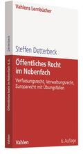 Detterbeck |  Öffentliches Recht im Nebenfach | Buch |  Sack Fachmedien