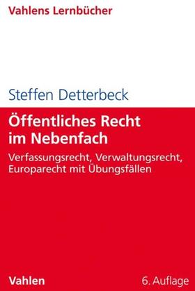 Detterbeck | Öffentliches Recht im Nebenfach | E-Book | sack.de