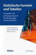 Bleymüller / Weißbach / Dörre |  Statistische Formeln und Tabellen | Buch |  Sack Fachmedien