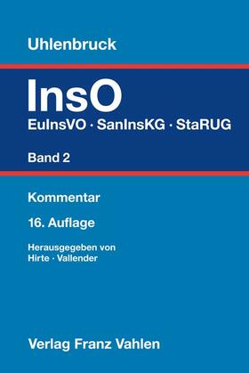 Uhlenbruck | Insolvenzordnung  Band 2: EuInsVO, SanInsKG (früher COVInsAG), StaRUG | Buch | 978-3-8006-6652-2 | sack.de
