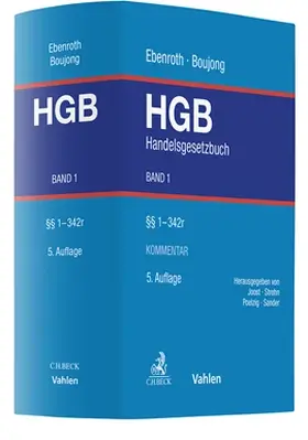 Ebenroth / Boujong |  Handelsgesetzbuch: HGB, Band 1: §§ 1-342r | Buch |  Sack Fachmedien