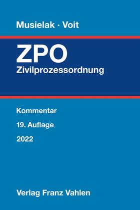 Musielak / Voit | Zivilprozessordnung: ZPO | Buch | 978-3-8006-6716-1 | sack.de