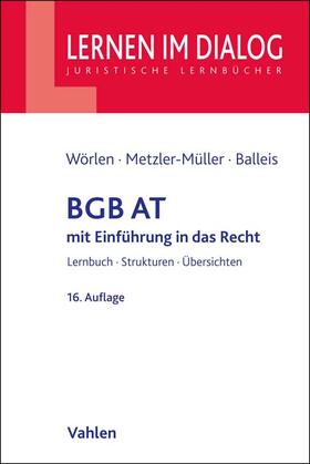 Wörlen / Metzler-Müller / Balleis | BGB AT | Buch | 978-3-8006-6833-5 | sack.de