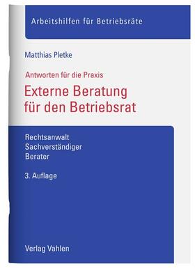 Pletke | Externe Beratung für den Betriebsrat | Buch | 978-3-8006-6955-4 | sack.de