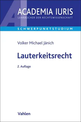 Jänich | Lauterkeitsrecht | Buch | 978-3-8006-7151-9 | sack.de