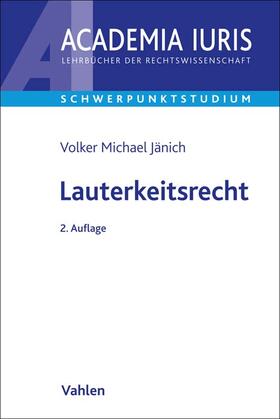Jänich | Lauterkeitsrecht | Buch | 978-3-8006-7151-9 | sack.de