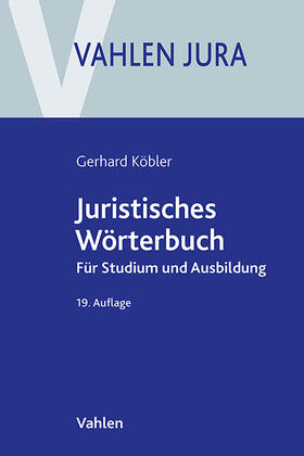 Köbler | Juristisches Wörterbuch | Buch | 978-3-8006-7368-1 | sack.de