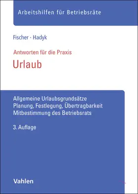 Fischer / Hadyk |  Urlaub | Buch |  Sack Fachmedien