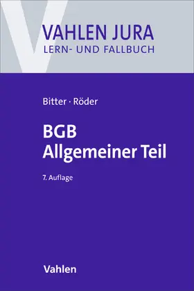 Bitter / Röder |  BGB Allgemeiner Teil | Buch |  Sack Fachmedien