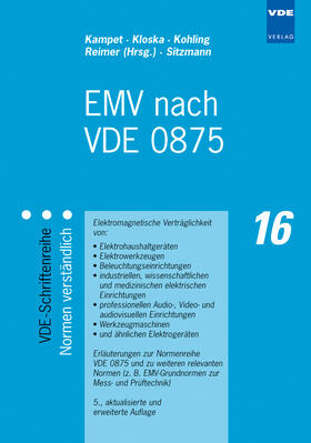 Kampet / Kloska / Kohling | EMV nach VDE 0875 | Buch | 978-3-8007-2887-9 | sack.de