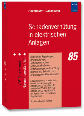 Hochbaum / Callondann | Schadenverhütung in elektrischen Anlagen | Buch | 978-3-8007-3007-0 | sack.de