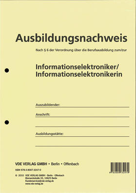 Ausbildungsnachweis | Sonstiges | 978-3-8007-3247-0 | sack.de