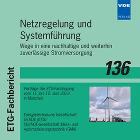 ETG / Energietechnische Gesellschaft im VDE (ETG) / GMA |  Netzregelung und Systemführung | Sonstiges |  Sack Fachmedien