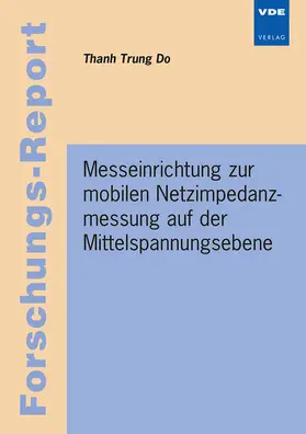 Do |  Messeinrichtung zur mobilen Netzimpedanzmessung auf der Mittelspannungsebene | Buch |  Sack Fachmedien