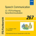 VDE ITG |  ITG-Fb. 267: Speech Communication | Sonstiges |  Sack Fachmedien