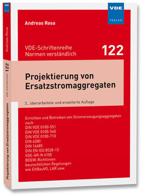 Rosa | Projektierung von Ersatzstromaggregaten | Buch | 978-3-8007-4547-0 | sack.de