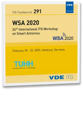 VDE ITG |  ITG-Fb. 291: WSA 2020 | Sonstiges |  Sack Fachmedien