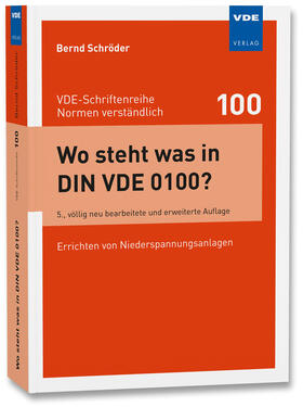 Schröder | Wo steht was in DIN VDE 0100? | Buch | 978-3-8007-5278-2 | sack.de