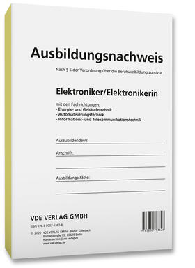 Ausbildungsnachweis Elektroniker/Elektronikerin | Buch | 978-3-8007-5362-8 | sack.de