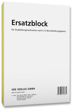 Ersatzblock | Buch | 978-3-8007-5363-5 | sack.de