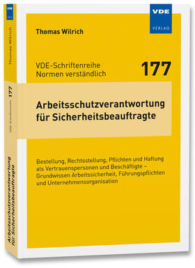 Wilrich | Arbeitsschutzverantwortung für Sicherheitsbeauftragte | Buch | 978-3-8007-5405-2 | sack.de