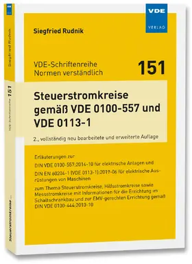 Rudnik |  Steuerstromkreise gemäß VDE 0100-557 und VDE 0113-1 | Buch |  Sack Fachmedien