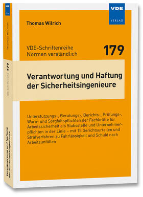 Wilrich | Wilrich, T: Verantwortung und Haftung/Sicherheitsingenieure | Buch | 978-3-8007-5694-0 | sack.de