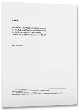 NDAV Gas – Niederdruckanschlussverordnung | Buch | 978-3-8007-5951-4 | sack.de